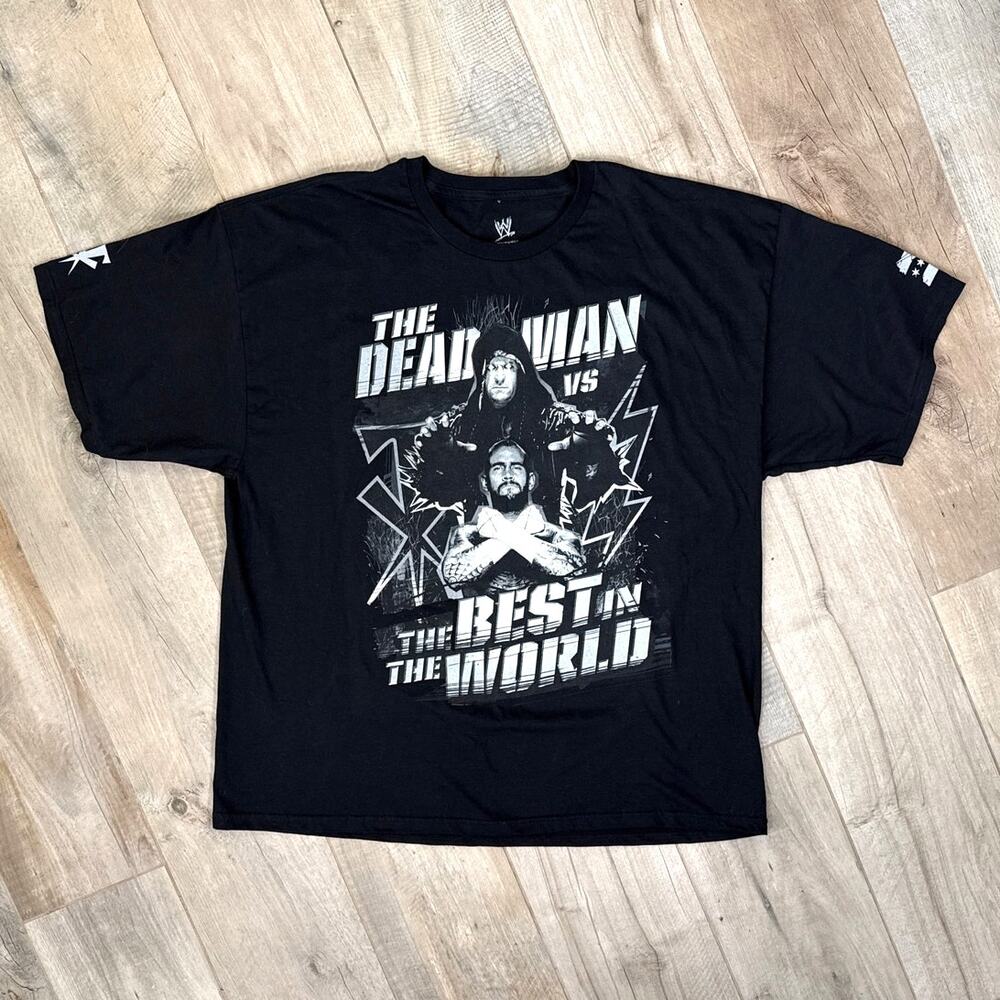 WWE Officially Licensed CM Punk vs The Undertaker WrestleMania 29 Mens Size 3XL